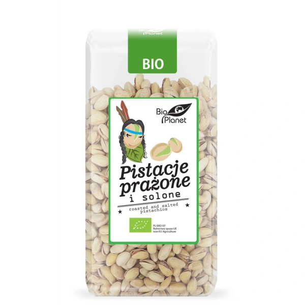 Bio planet pistacje prażone i solone bio 300 g