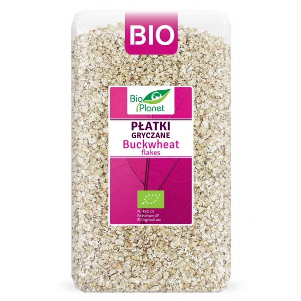 Bio planet płatki gryczane bio 600 g