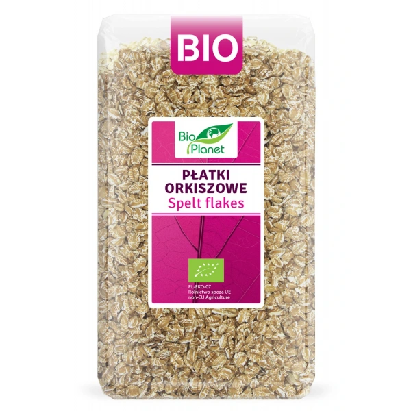 Bio planet płatki orkiszowe bio 600 g