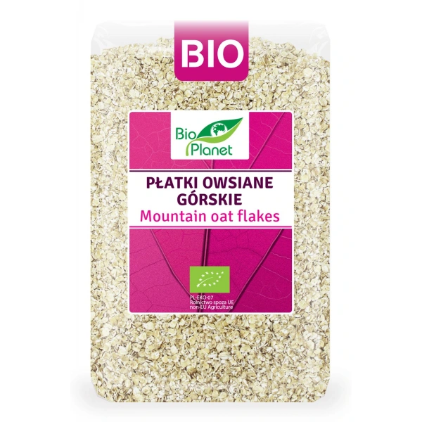 Bio planet płatki owsiane górskie bio 1 kg