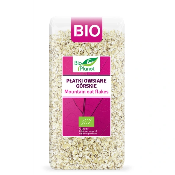 Bio planet płatki owsiane górskie bio 300 g