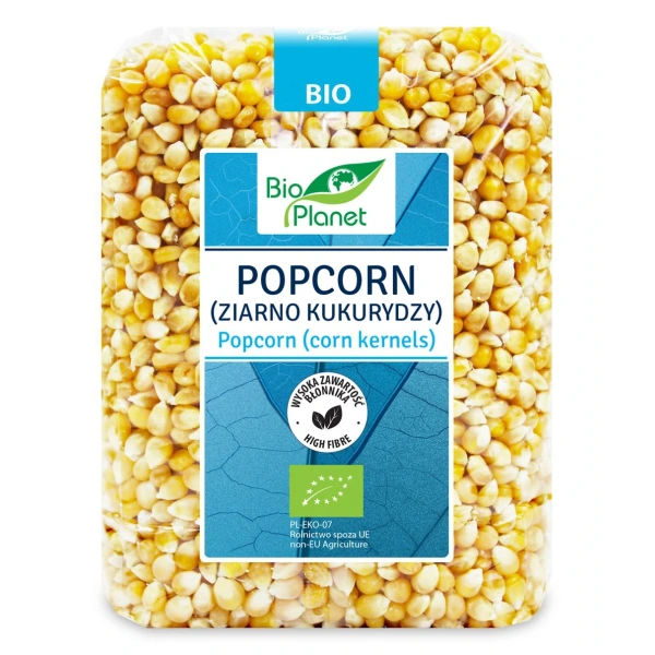 Bio planet popcorn (ziarno kukurydzy) bio 1 kg