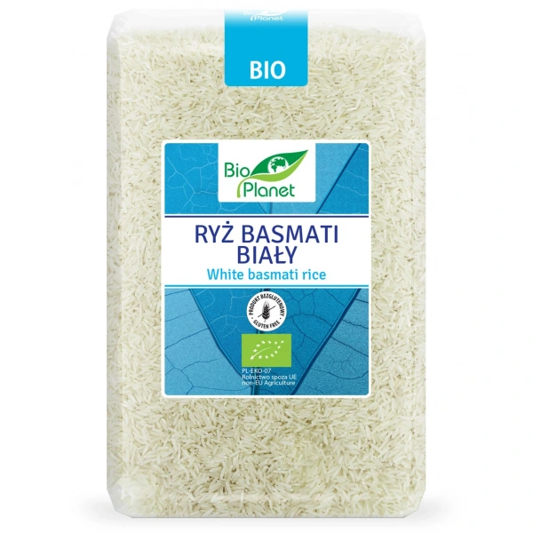 Bio planet ryż basmati biały bezglutenowy bio 2 kg