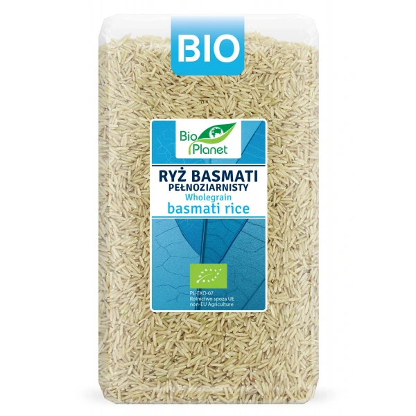 Bio planet ryż basmati pełnoziarnisty bio 1 kg