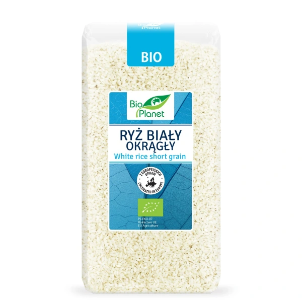 Bio planet ryż biały okrągły bio 500 g