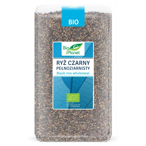 Bio planet ryż czarny pełnoziarnisty bio 1 kg