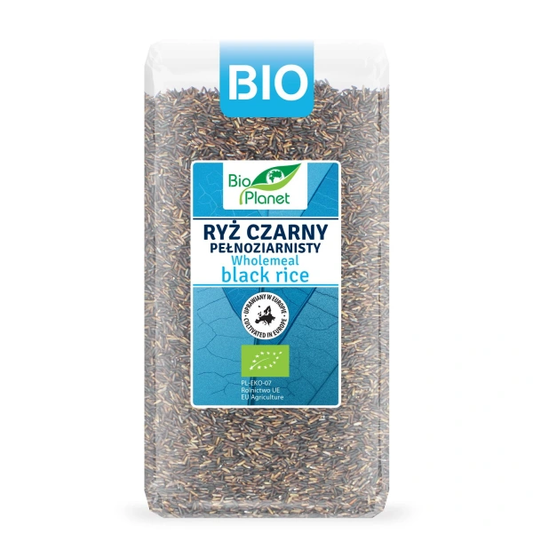 Bio planet ryż czarny pełnoziarnisty (uprawiany w europie) bio 500 g