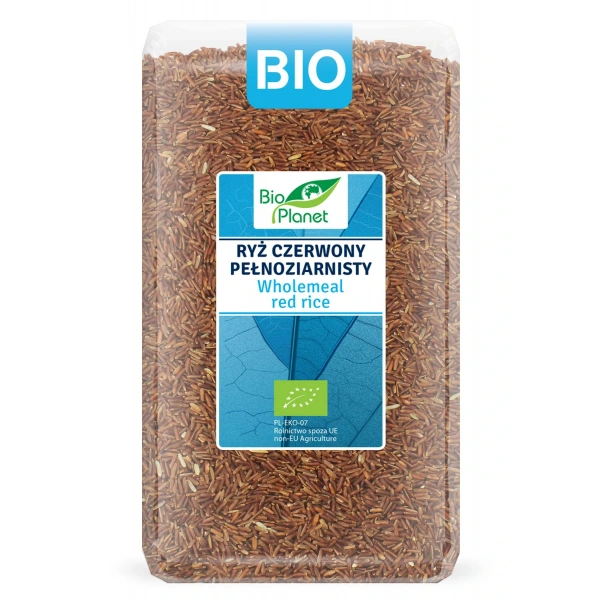 Bio planet ryż czerwony pełnoziarnisty bio 1 kg