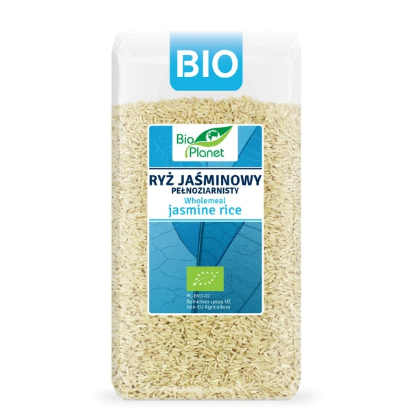 Bio planet ryż jaśminowy pełnoziarnisty bio 500 g