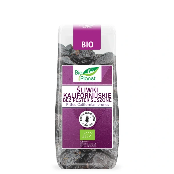 Bio planet śliwki kalifornijskie suszone bezglutenowe bio 200 g