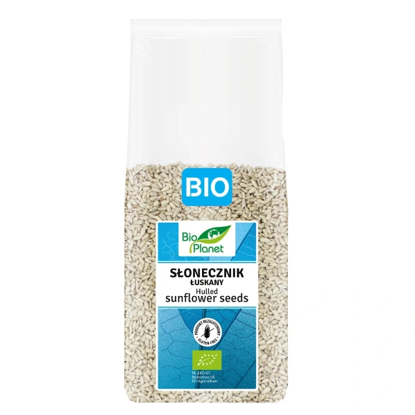 Bio planet słonecznik łuskany bezglutenowy bio 800 g