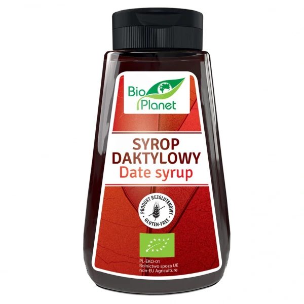 Bio planet syrop daktylowy bezglutenowy bio 340 g