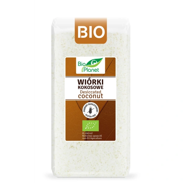 Bio planet wiórki kokosowe bezglutenowe bio 200 g