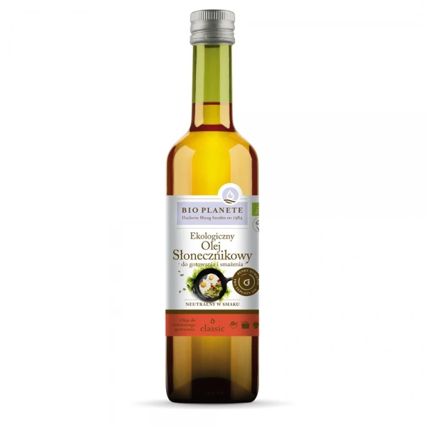 Bio planete olej do gotowania i smażenia bio 500 ml