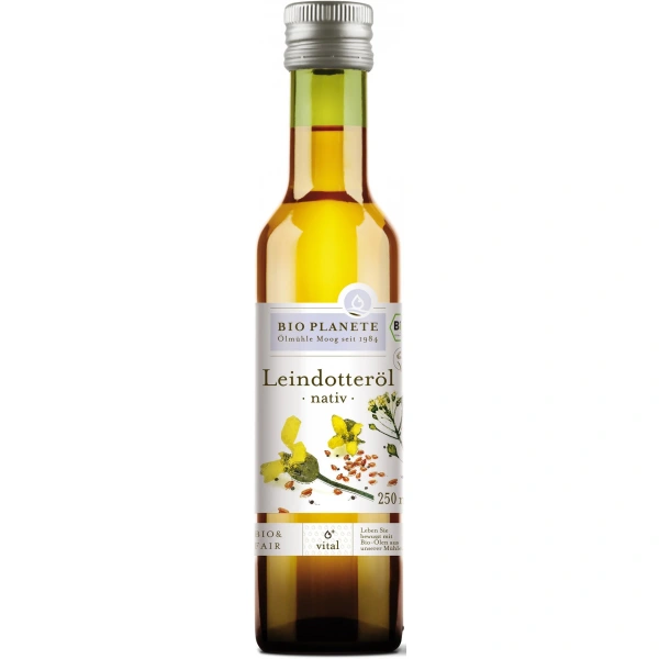 Bio planete olej z lnianki (rydzowy) tłoczony na zimno bio 250 ml
