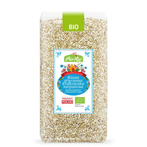 Bio raj kasza gryczana krakowska niepalona bio (polska) 500 g