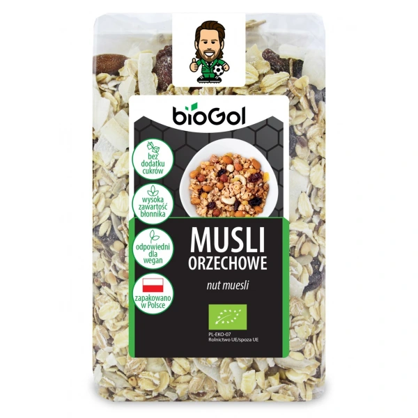 Biogol musli orzechowe bio 300 g