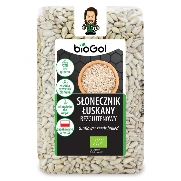 Biogol słonecznik łuskany bezglutenowy bio 350 g