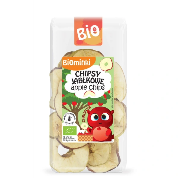 Biominki chipsy jabłkowe bezglutenowe bio 30 g