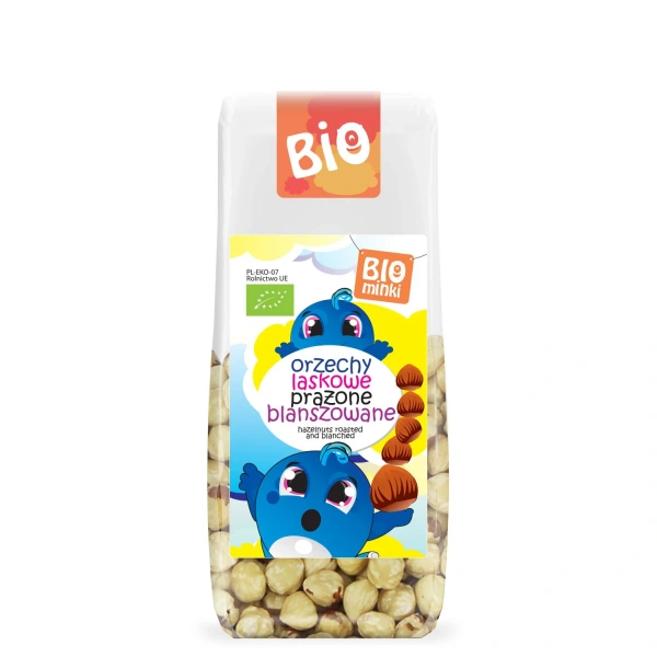 Biominki orzechy laskowe blanszowane prażone bio 100 g