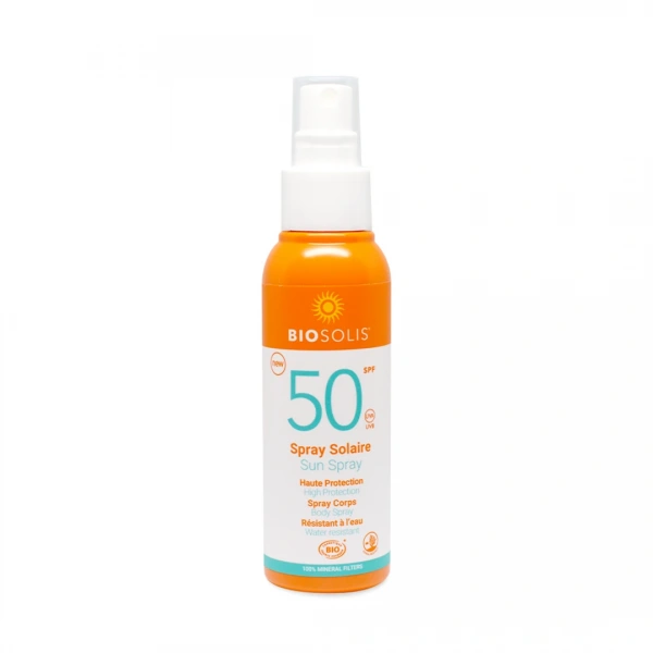 Biosolis mleczko przeciwsłoneczne do ciała spf 50+ w sprayu eco 100 ml