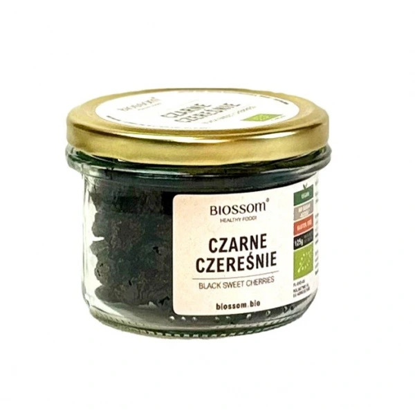 Biossom czereśnie czarne bezglutenowe bio 125 g