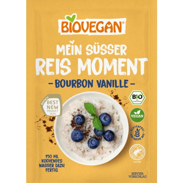 Biovegan deser ryżowy instant z wanilią bourbon bezglutenowy bio 56 g