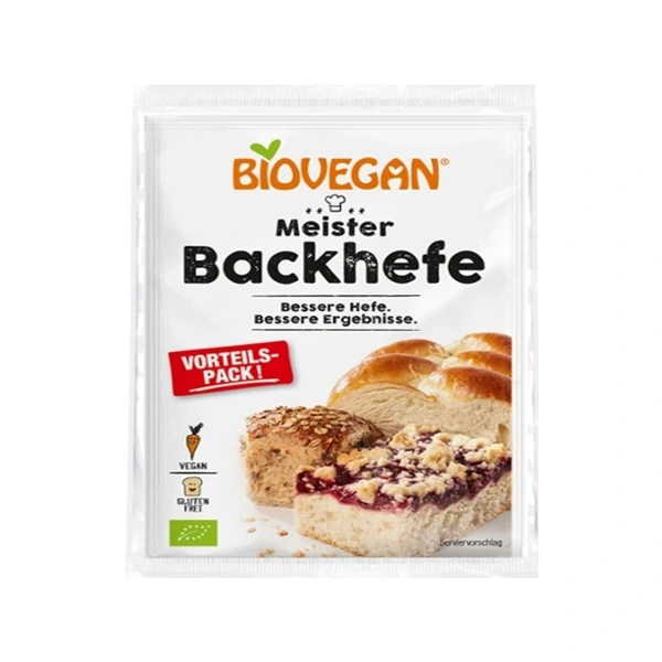 Biovegan drożdże suszone bezglutenowe bio (3 x 7 g) 21 g