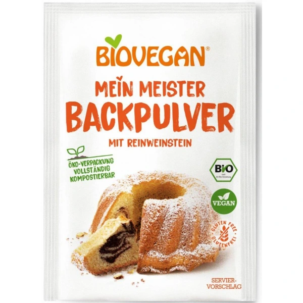 Biovegan proszek do pieczenia bezglutenowy bio (3 x 17 g) 51 g