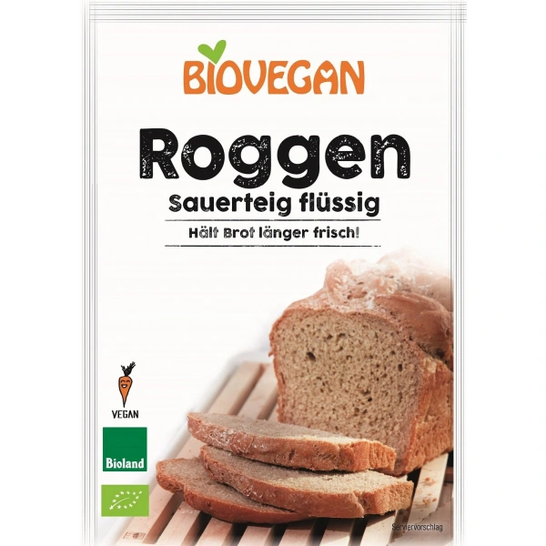 Biovegan zakwas chlebowy żytni w płynie bio 150 g