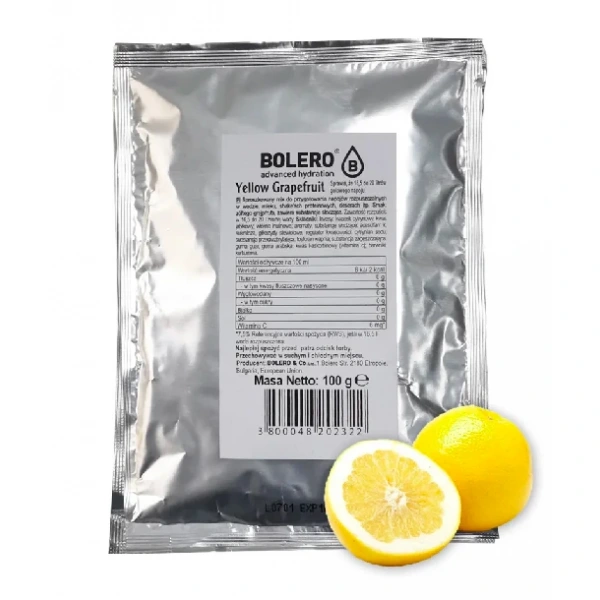 Bolero Bag Yellow Grapefruit 100g