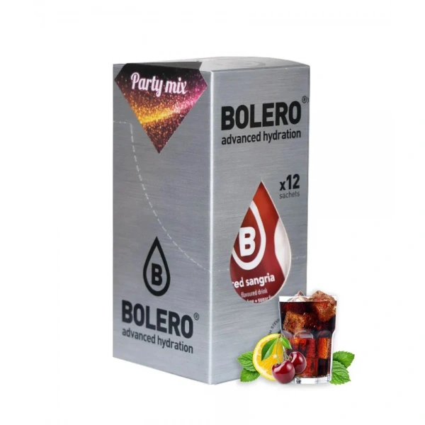 Bolero Drink Box Party mix smaków imprezowych 12 x 9g
