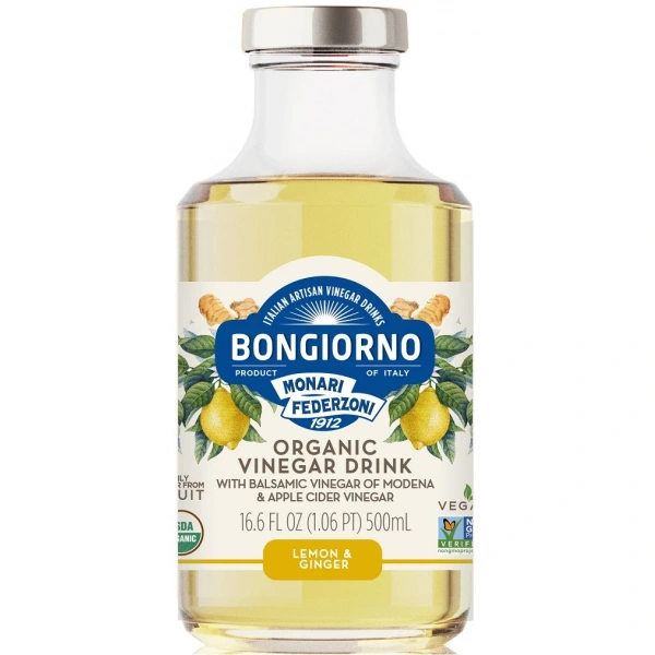 Bongiorno napój o smaku cytrynowo  imbirowym z octem balsamicznym z modeny bio 500 ml