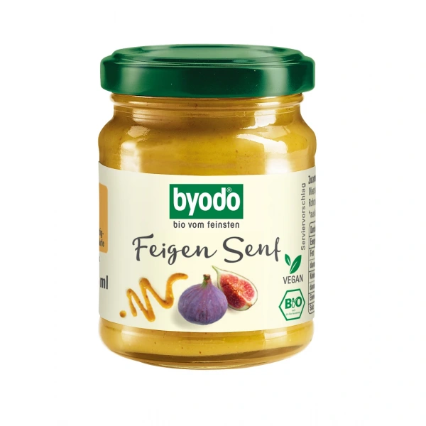 Byodo musztarda figowa bezglutenowa bio 125 ml