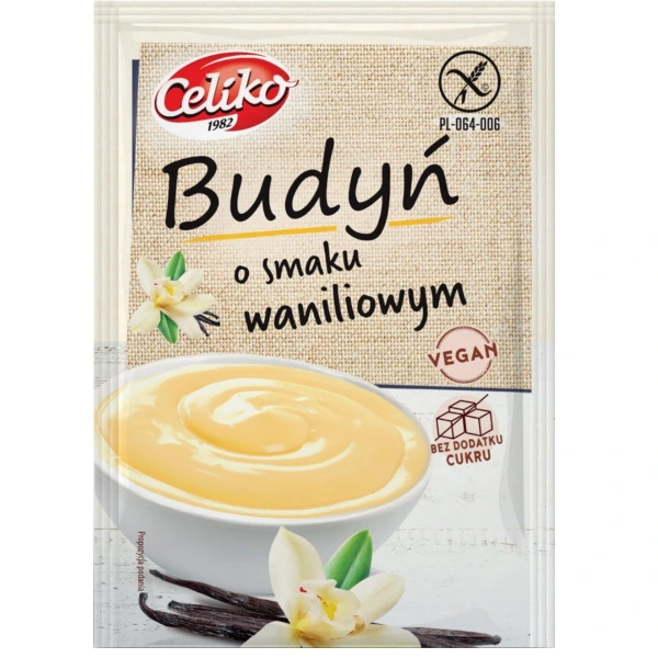 Celiko Budyń O Smaku Waniliowym Bezglutenowy 40 g