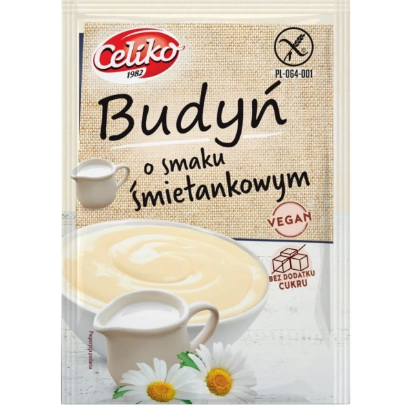 Celiko Budyń O Smaku Śmietankowym Bezglutenowy 40 g