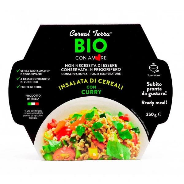 Cereal terra sałatka zbożowa z warzywami i curry bio 200 g