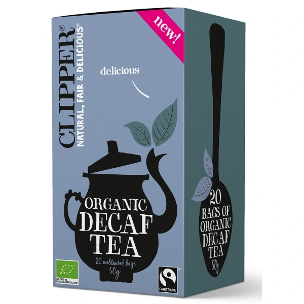 Clipper herbata czarna bezteinowa fair trade bio (20 x 2,5 g) 50 g