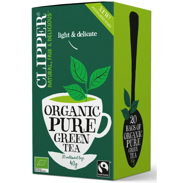 Clipper herbata zielona fair trade bio (20 x 2 g) 40 g