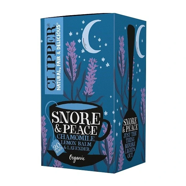 Clipper herbatka z melisą i lawendą (snore & peace) bio (20 x 1,5 g) 30 g
