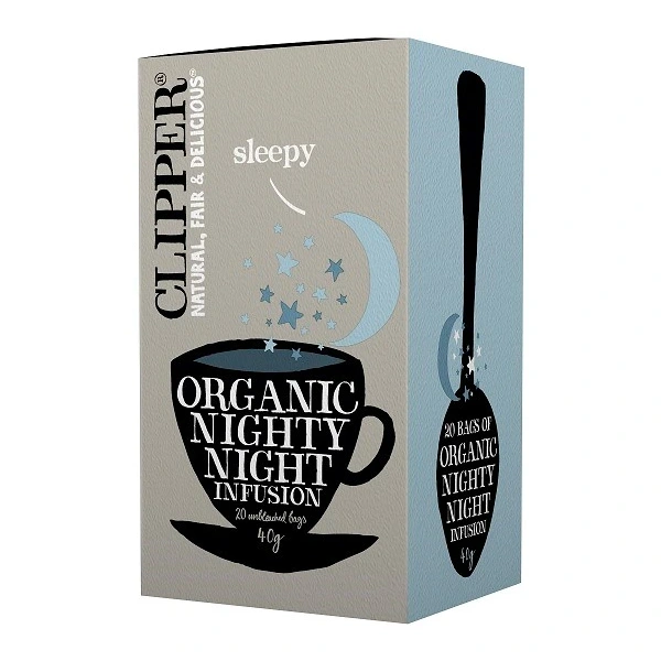 Clipper herbatka z rumiankiem i melisą (nighty night) bio (20 x 2 g) 40 g