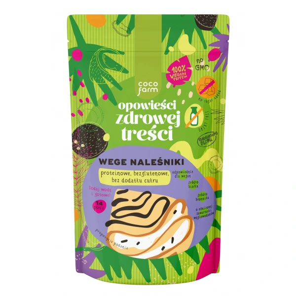 Coco farm mieszanka na naleśniki proteinowe bez dodatku cukrów 345 g