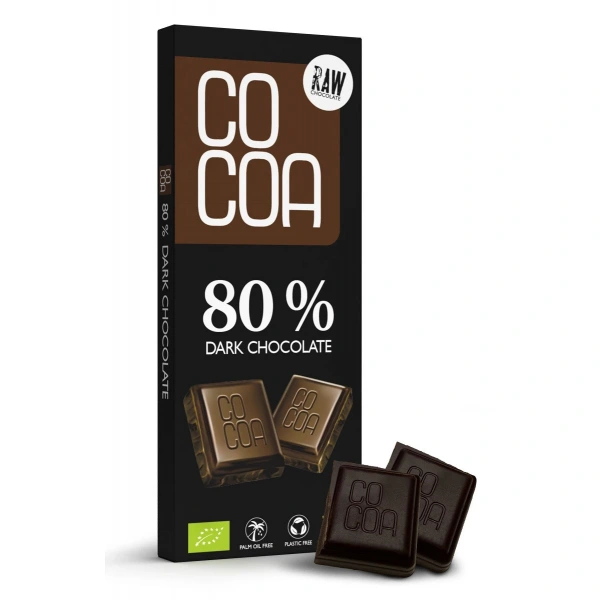 Cocoa czekolada ciemna 80 % bio 40 g