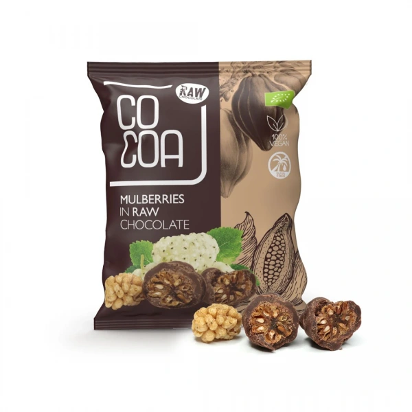 Cocoa morwa turecka w surowej czekoladzie bio 70 g