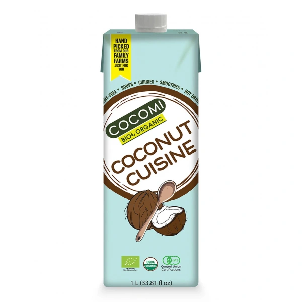 Cocomi coconut milk  napój kokosowy (17 % tłuszczu) bio 1 l
