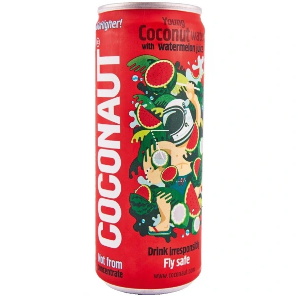 Coconaut Woda kokosowa z młodego kokosa z sokiem arbuzowym 320 ml