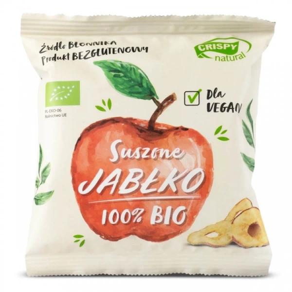 Crispy Natural Jabłko naturalne BIO 15 g