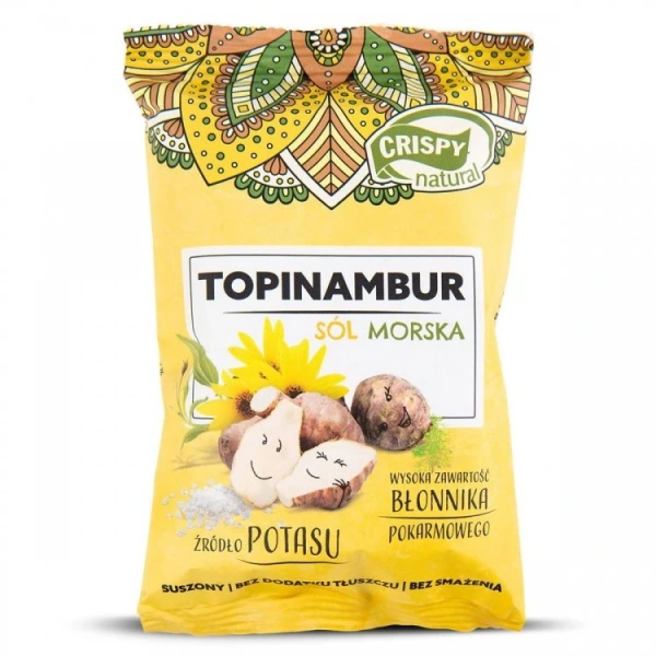 Crispy Natural Topinambur z solą morską 15 g