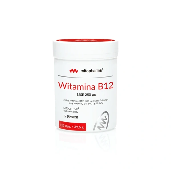 Mito-Pharma Witamina B12 MSE 250ug 120 kapsułek