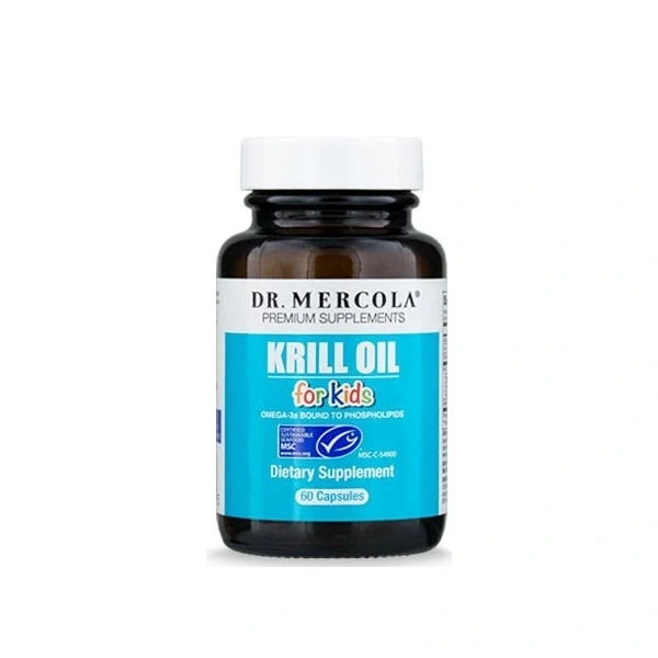 Dr. Mercola Kids Krill Oil (Olej z Kryla dla Dzieci) 60 kapsułek